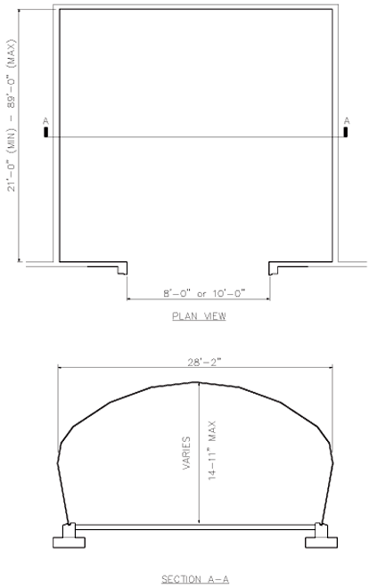 Steel Oval Arch