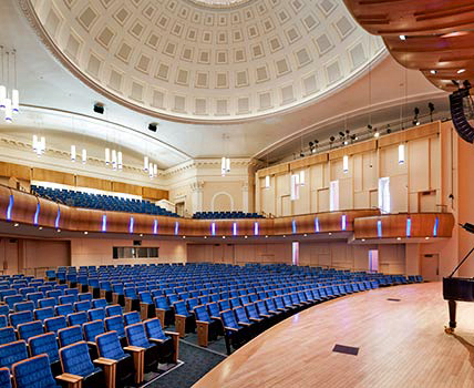 Interior of the 1927 Baldwin Auditorium at Duke University