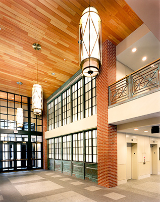 lobby of Building 33 in Washington, DC