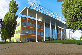 Photo of the exterior of Donald Danforth Plant Science Center, St. Louis, MO