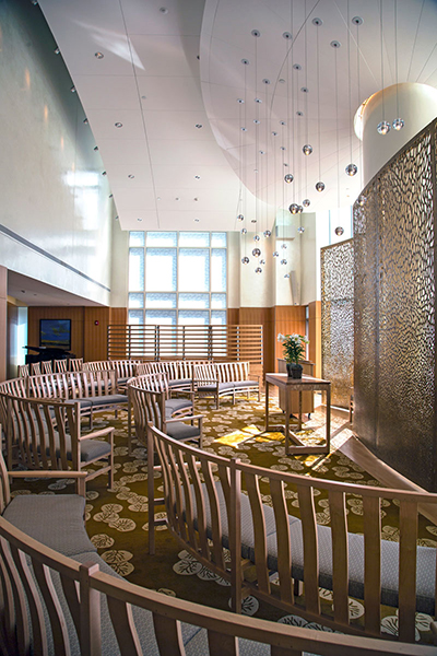 The Lisa Barth Interfaith Chapel at Children's Mercy Hospital in Kansas City, Missouri